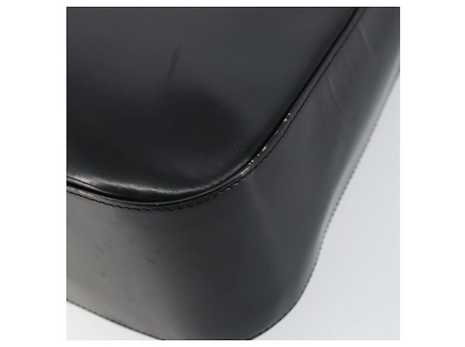 Borsa a Spalla Christian Dior in Pelle Nera Oro Auth 152185 Nero D'oro - vista 9