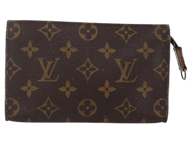 Bucket LOUIS VUITTON Monogramma Secchiello PM Pochette Accessorio LV Auth bs30116 - vista 13