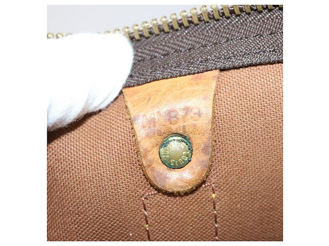 LOUIS VUITTON Borsa Boston Monogram Keepall 55 M41424 LV Auth 145680 Monogramma - vista 12