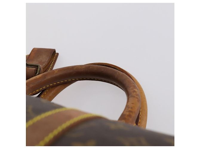 LOUIS VUITTON Borsa Boston Monogram Keepall 55 M41424 LV Auth 145680 Monogramma - vista 14