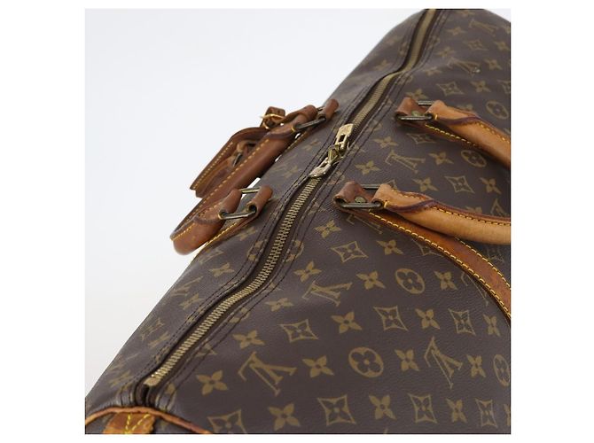 LOUIS VUITTON Borsa Boston Monogram Keepall 55 M41424 LV Auth 145680 Monogramma - vista 6