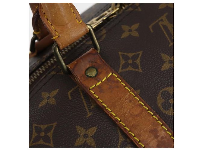 LOUIS VUITTON Borsa Boston Monogram Keepall 55 M41424 LV Auth 145680 Monogramma - vista 9