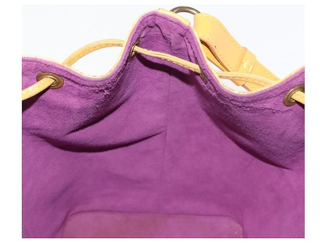 Noe LOUIS VUITTON Borsa a Spalla Petit Noé Epi Gialla M44109 LV Auth BA6680 Giallo - vista 19