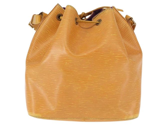 Noe LOUIS VUITTON Borsa a Spalla Petit Noé Epi Gialla M44109 LV Auth BA6680 Giallo - vista 2