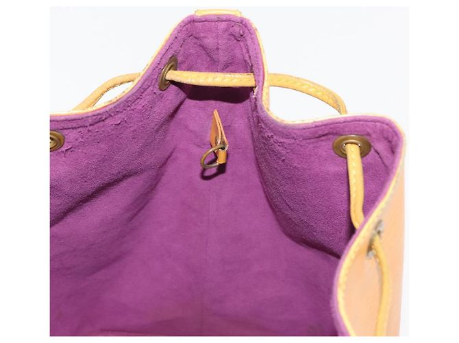 Noe LOUIS VUITTON Borsa a Spalla Petit Noé Epi Gialla M44109 LV Auth BA6680 Giallo - vista 20