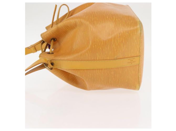 Noe LOUIS VUITTON Borsa a Spalla Petit Noé Epi Gialla M44109 LV Auth BA6680 Giallo - vista 4