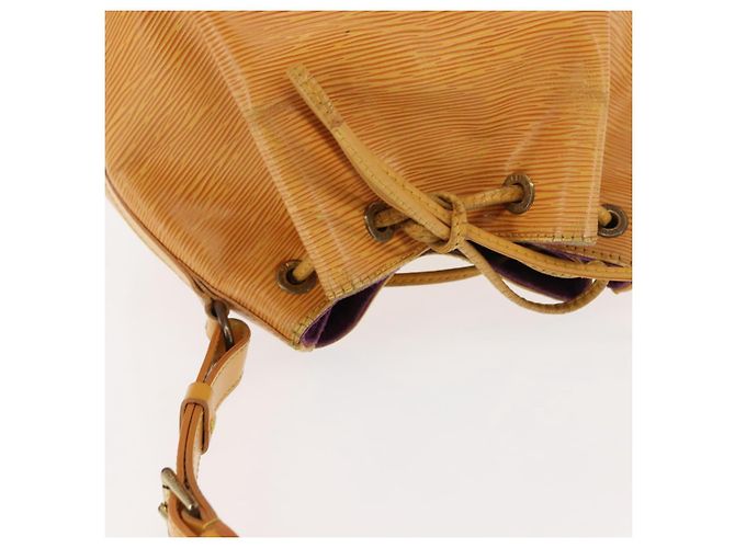 Noe LOUIS VUITTON Borsa a Spalla Petit Noé Epi Gialla M44109 LV Auth BA6680 Giallo - vista 6