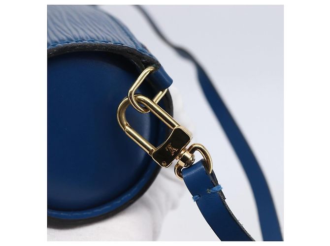 LOUIS VUITTON Pochette Soufflot Epi Blu LV Auth ep11230 - vista 17