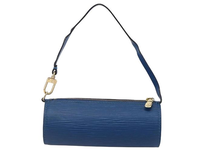 LOUIS VUITTON Pochette Soufflot Epi Blu LV Auth ep11230 - vista 2