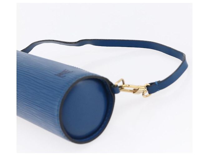 LOUIS VUITTON Pochette Soufflot Epi Blu LV Auth ep11230 - vista 8