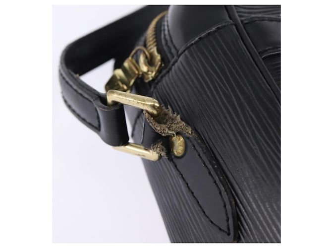 LOUIS VUITTON Borsa a Spalla Epi Trocadero 27 Nera M52312 LV Auth 148060 Nero - vista 8