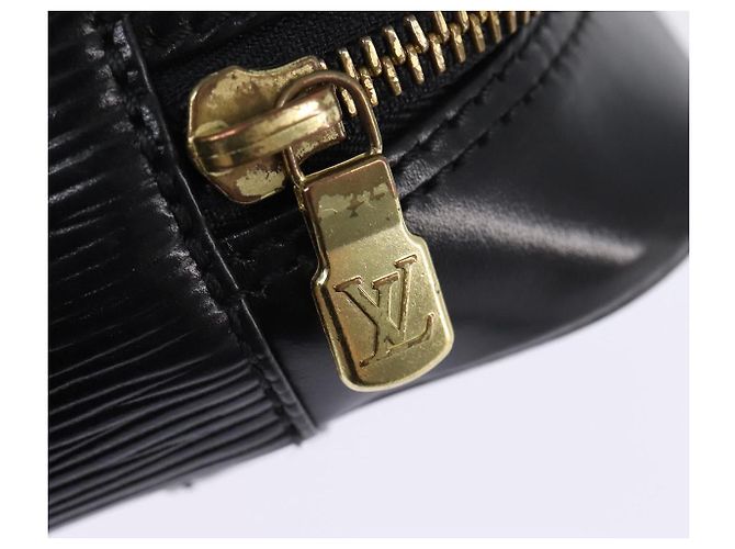 LOUIS VUITTON Borsa a Spalla Epi Trocadero 27 Nera M52312 LV Auth 148060 Nero - vista 9