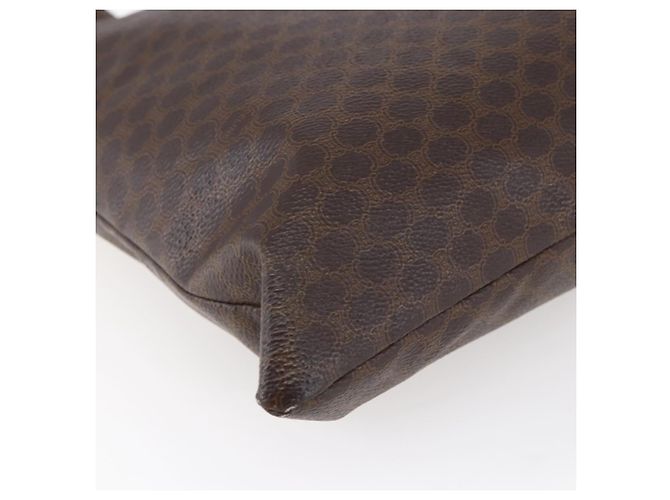 Céline Borsa tote in tela Macadam CELINE in pelle PVC marrone oro Auth ep11356 D'oro - vista 16
