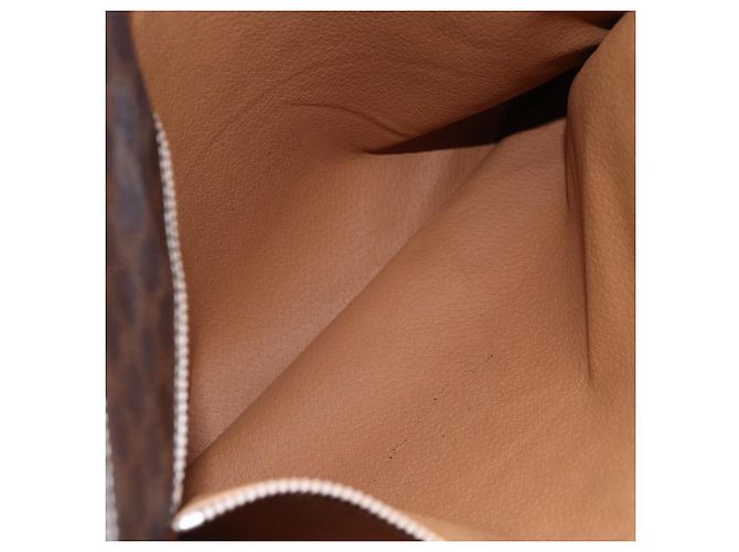 Céline Borsa tote in tela Macadam CELINE in pelle PVC marrone oro Auth ep11356 D'oro - vista 21