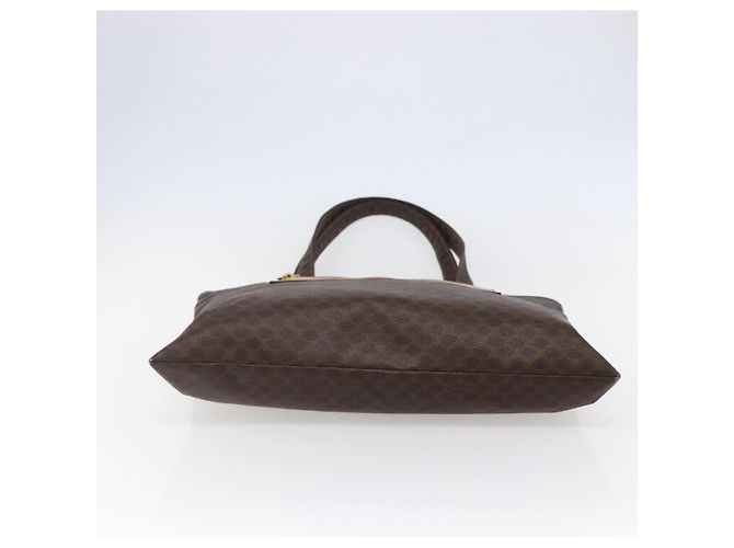 Céline Borsa tote in tela Macadam CELINE in pelle PVC marrone oro Auth ep11356 D'oro - vista 5