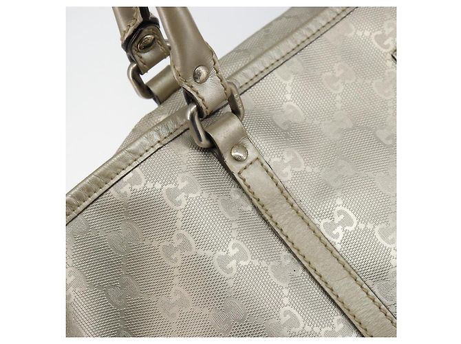 Borsa tote GG Implementation Gucci Argento 197953 Auth 146864 - vista 10