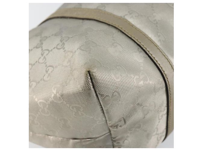 Borsa tote GG Implementation Gucci Argento 197953 Auth 146864 - vista 14