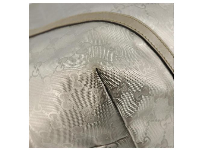 Borsa tote GG Implementation Gucci Argento 197953 Auth 146864 - vista 16