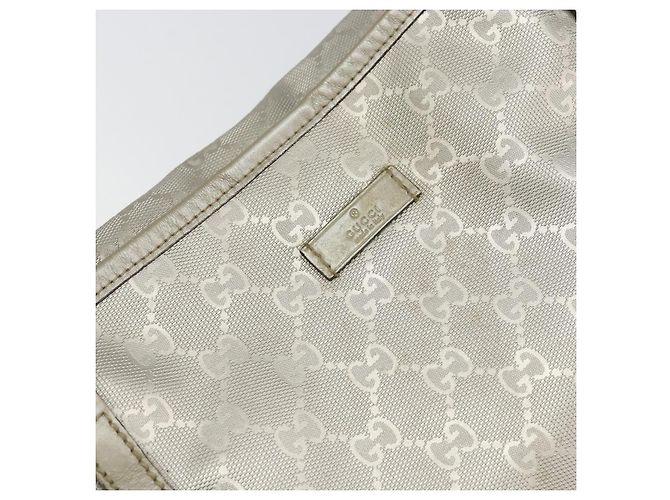 Borsa tote GG Implementation Gucci Argento 197953 Auth 146864 - vista 17