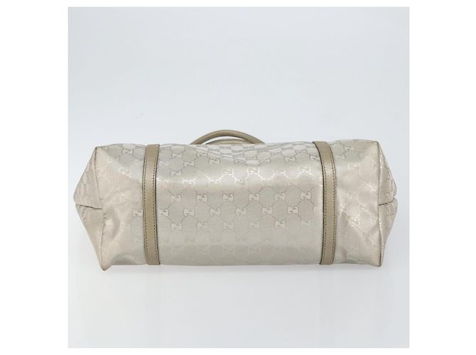 Borsa tote GG Implementation Gucci Argento 197953 Auth 146864 - vista 5