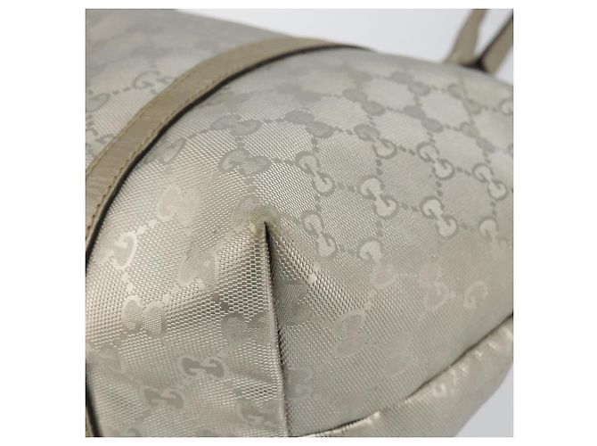 Borsa tote GG Implementation Gucci Argento 197953 Auth 146864 - vista 9