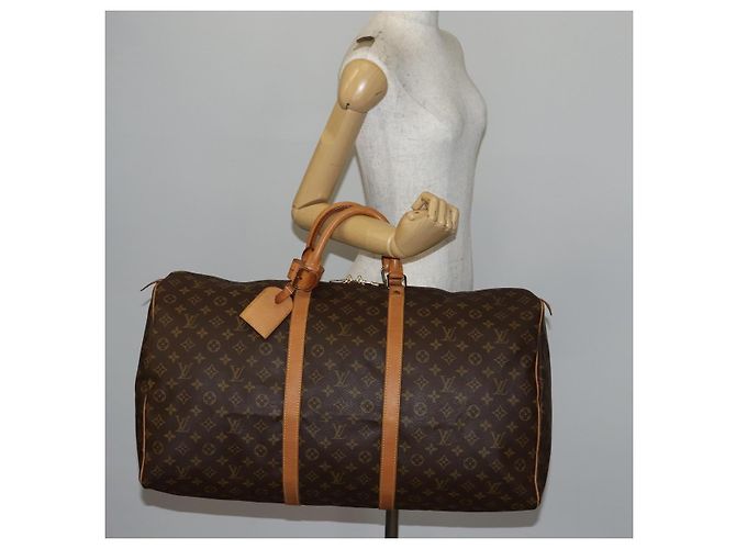LOUIS VUITTON Borsa Boston Keepall 60 Monogram M41422 LV Auth am9334 Monogramma - vista 22