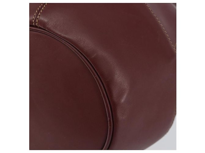 Cartier Borsa a Spalla Must Line in Pelle Bordeaux Auth ki6052 Bordò - vista 10