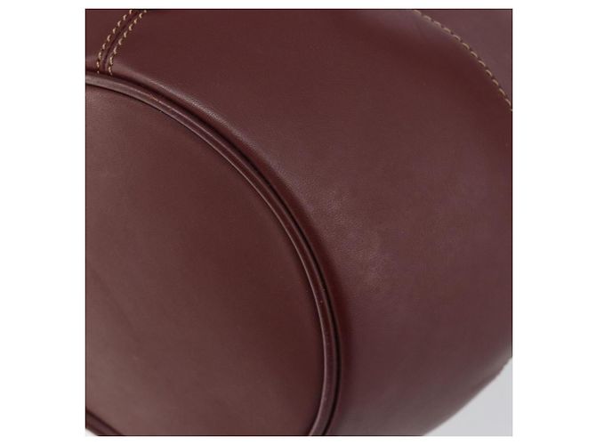 Cartier Borsa a Spalla Must Line in Pelle Bordeaux Auth ki6052 Bordò - vista 15
