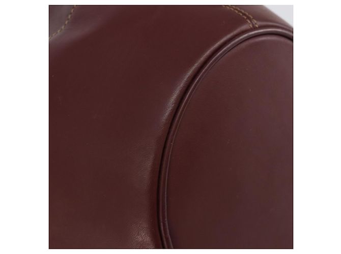 Cartier Borsa a Spalla Must Line in Pelle Bordeaux Auth ki6052 Bordò - vista 16