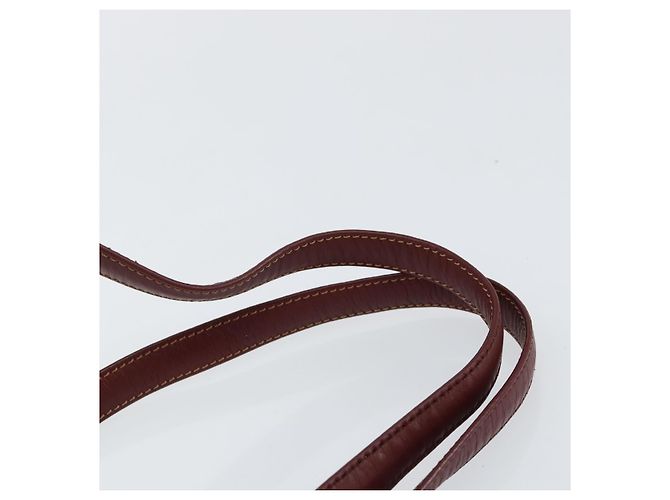 Cartier Borsa a Spalla Must Line in Pelle Bordeaux Auth ki6052 Bordò - vista 9