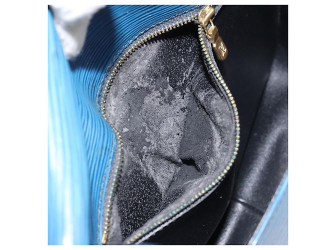 LOUIS VUITTON Borsa a Spalla Epi Saint Cloud GM Blu Toledo M52195 LV Auth BA7651 - vista 10