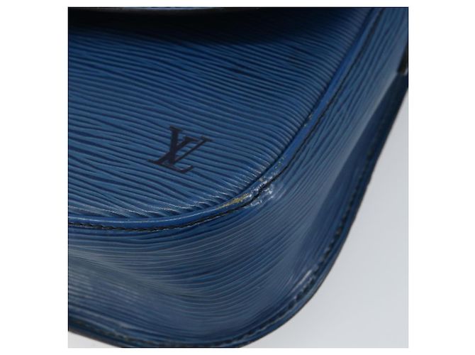 LOUIS VUITTON Borsa a Spalla Epi Saint Cloud GM Blu Toledo M52195 LV Auth BA7651 - vista 15