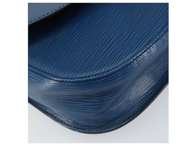 LOUIS VUITTON Borsa a Spalla Epi Saint Cloud GM Blu Toledo M52195 LV Auth BA7651 - vista 16