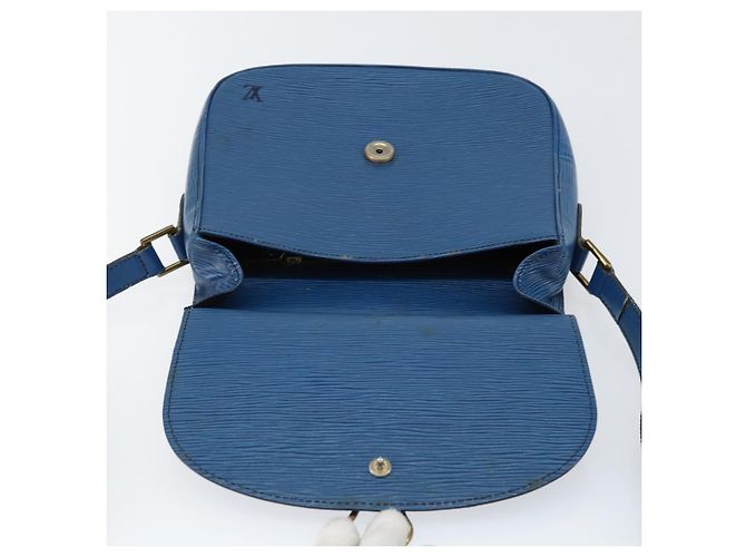 LOUIS VUITTON Borsa a Spalla Epi Saint Cloud GM Blu Toledo M52195 LV Auth BA7651 - vista 20