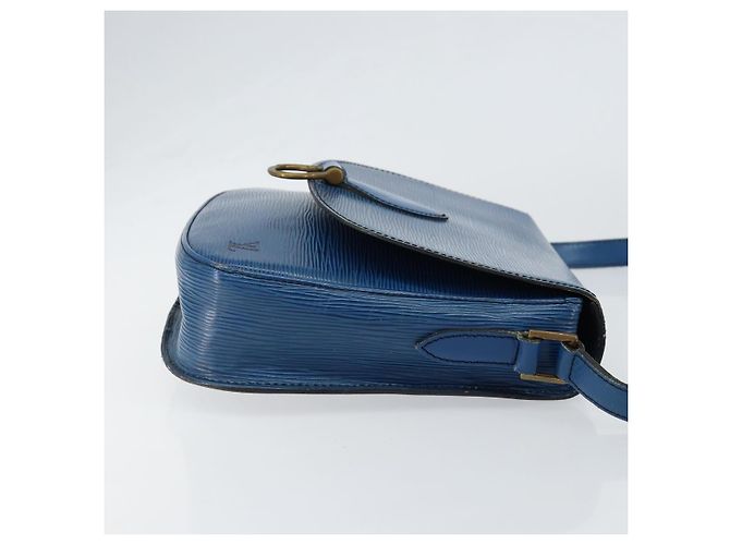 LOUIS VUITTON Borsa a Spalla Epi Saint Cloud GM Blu Toledo M52195 LV Auth BA7651 - vista 3
