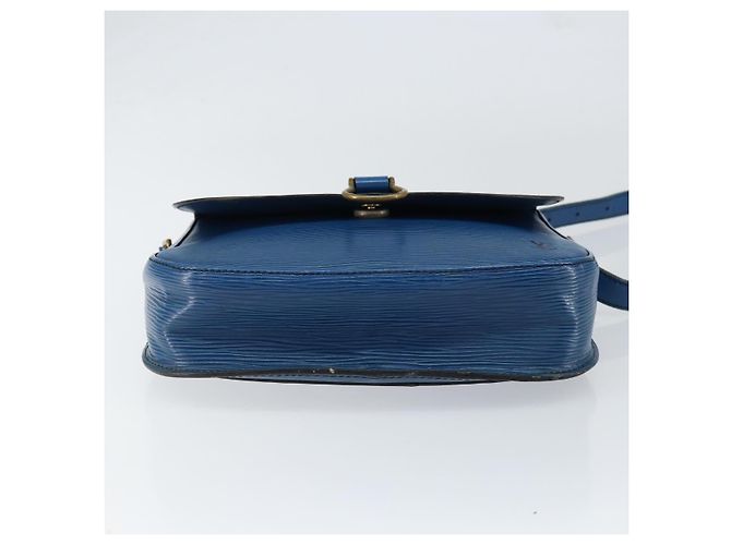LOUIS VUITTON Borsa a Spalla Epi Saint Cloud GM Blu Toledo M52195 LV Auth BA7651 - vista 5