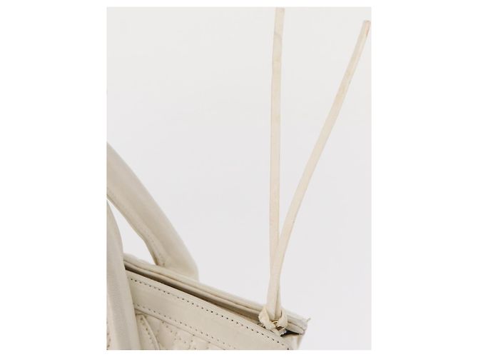 BALLY Borsa a mano in pelle bianca e oro Auth bs30959 Bianco D'oro - vista 10