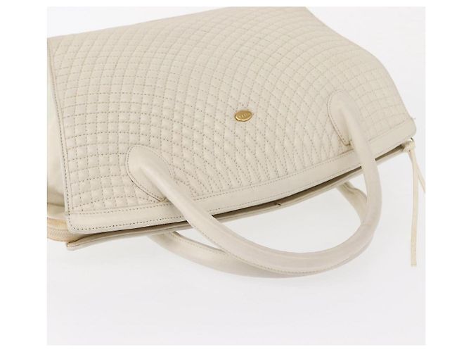 BALLY Borsa a mano in pelle bianca e oro Auth bs30959 Bianco D'oro - vista 6