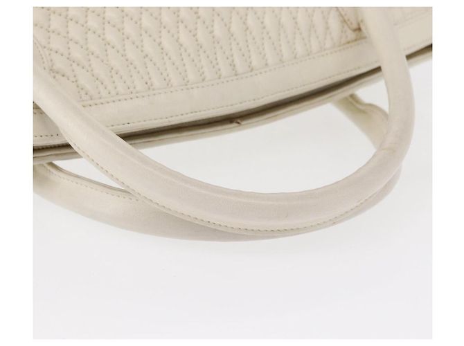BALLY Borsa a mano in pelle bianca e oro Auth bs30959 Bianco D'oro - vista 7