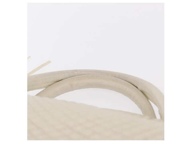 BALLY Borsa a mano in pelle bianca e oro Auth bs30959 Bianco D'oro - vista 8