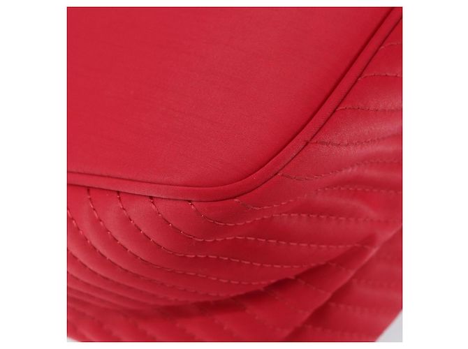 Borsa a Spalla in Nylon Rossa Auth bs31041 di SAINT LAURENT Rosso - vista 14
