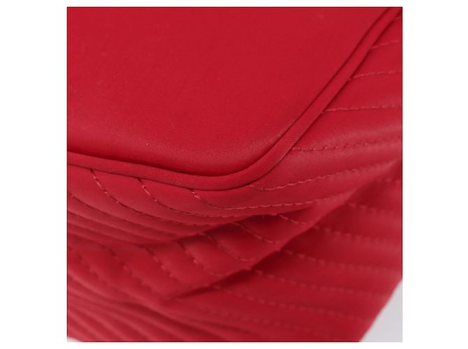Borsa a Spalla in Nylon Rossa Auth bs31041 di SAINT LAURENT Rosso - vista 15