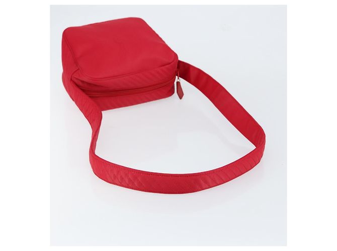 Borsa a Spalla in Nylon Rossa Auth bs31041 di SAINT LAURENT Rosso - vista 7