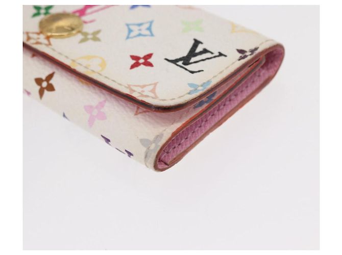 LOUIS VUITTON Monogram Multicolor Multicles 4 Key Case White M93731 Auth 153417 - view 14