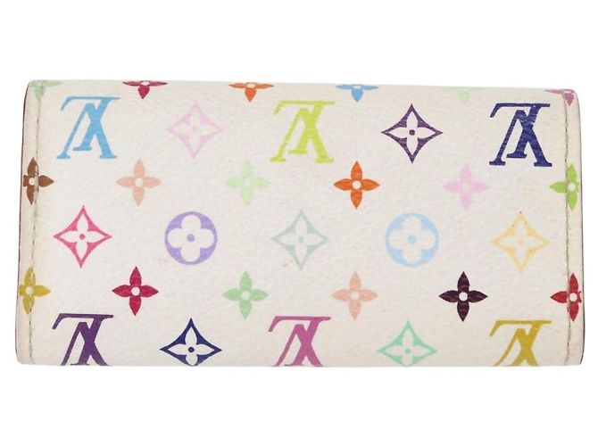 LOUIS VUITTON Monogram Multicolor Multicles 4 Key Case White M93731 Auth 153417 - view 2