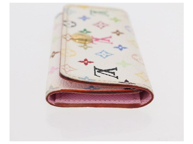 LOUIS VUITTON Monogram Multicolor Multicles 4 Key Case White M93731 Auth 153417 - view 3