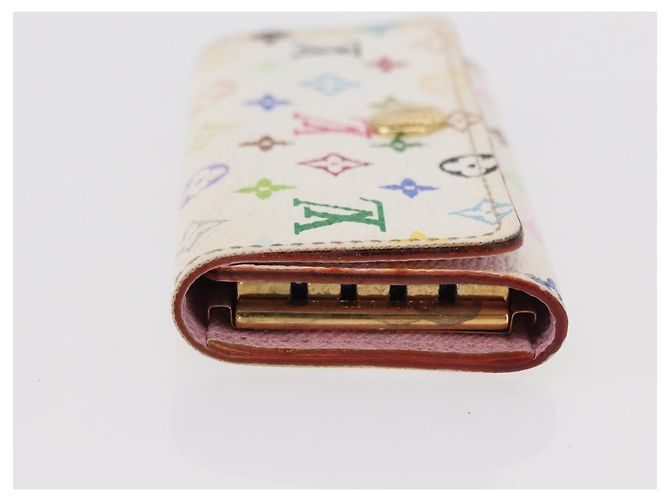 LOUIS VUITTON Monogram Multicolor Multicles 4 Key Case White M93731 Auth 153417 - view 4