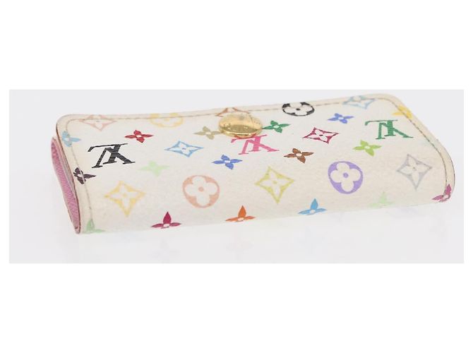 LOUIS VUITTON Monogram Multicolor Multicles 4 Key Case White M93731 Auth 153417 - view 5