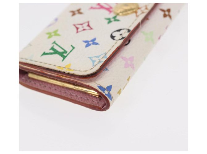 LOUIS VUITTON Monogram Multicolor Multicles 4 Key Case White M93731 Auth 153417 - view 7