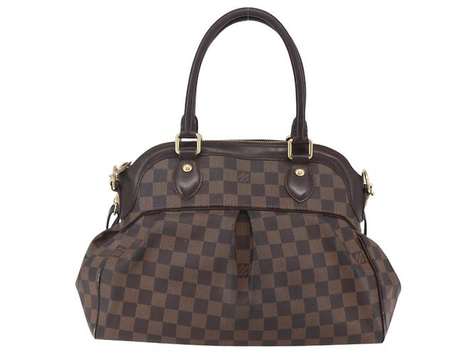 LOUIS VUITTON Borsa a Mano Trevi GM Damier Ebene 2way N51998 LV Auth BA7932 - vista 13